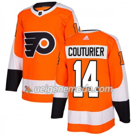 Herren Eishockey Philadelphia Flyers Trikot Sean Couturier 14 Adidas 2017-2018 Orange Authentic